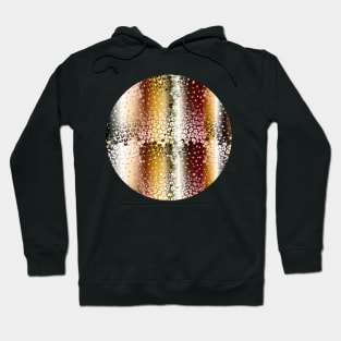 Colourful gradient unique flowers leopard stripes abstract modern 279 Pattern Hoodie